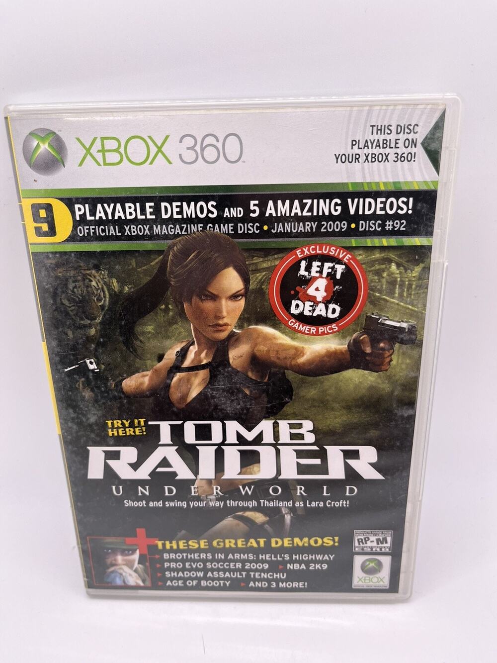 Official Xbox 360 Demo Disc #92 - Tomb Raider Underworld January 2009 - TESTED